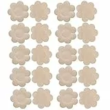 Creamlin 10 Paar Womens Sexy Pasties Einweg-Pasty Set Fleck Nippel Cover Multi Design (Nackt)