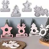 ALEFBET Silikonform Geldgeschenk Weihnachten,Silikonformen Gießformen Weihnachten,Silikon Gießform Geldgeschenk Weihnachten,Gipsformen zum Gießen,Epoxidharz Formen Silikon X717
