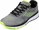 WHITIN Herren Sneakers Damen Turnschuhe Laufschuhe Frauen Walkingschuhe Hallenschuhe rutschfest Joggingschuhe Gymnastikschuhe Sportschuhe Fitness Schuhe Grau Grün Größe 41
