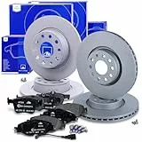 ATE Bremsenset inkl. Bremsscheiben vorne + hinten und Bremsbeläge vorne + hinten Kompatibel mit AUDI A3, Q2, TT, SEAT ATECA, LEON, SKODA KAROQ, VW GOLF 7, TOURAN, T-ROC