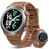 Ddidbi Militär Smartwatch Herren Damen, Braun(2026)