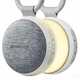 Momcozy WN06 Tragbare White Noise Machine Baby mit Nachtlicht – Weißes Rauschen Gerät für Neugeborene, 20 Beruhigende Klänge, Wiederaufladbare Weißes-Rauschen-Therapie und Bluetooth-Lautsprecher, Grau