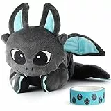 corimori 1845 - Drache 'Spark' Mäppchen Federmäppchen, Jungen Mädchen Teenager, Schwarz