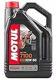 Motul 104104 7100 4T, 20 W-50, 4 L