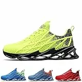 Sneaker Herren Damen Laufschuhe Straßenlaufschuhe Outdoor Atmungsaktive Fitness Turnschuhe Green 42 EU