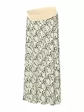 ESPRIT Maternity Damen Skirt Jersey Long Under The Belly Allover Print Rock, Gunmetal - 15, 42 EU
