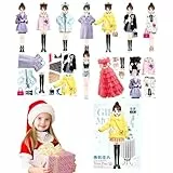 Zubehors Magnetische Anziehpuppe | Magnet-Prinzessin-Outfit und Zubehör - Magnetisches Anzieh-Spielset für Mädchen, für Reisen, Zuhause, Kindergarten, Schule