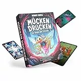 DENKRIESEN – Mücken Drücken „EIN Hauen und Stechen.“ | Lustiges Kartenspiel für Kinder & Erwachsene | 2–7 Spieler | ab 7 Jahren | ca. 20 Min Spielzeit | Reaktionsspiel mit 110 Karten