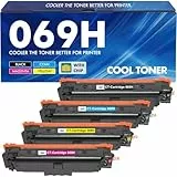 Cool Toner 069H 069 Kompatible Tonerkartusche für Canon 069H 069 i sensys MF752cdw ImageCLASS MF751Cdw MF753Cdw MF752Cdw MF756Cx LBP673Cdw LBP674Cx (Schwarz Cyan Gelb Magenta, 4-Packs)