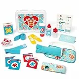 Melissa & Doug - Gute Besserung Erste-Hilfe-Spielset, 25-teiliges Lern- und Rollenspielset, Montessori, für Kinder ab 3 Jahren