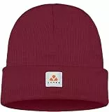ATNKE Strick Beanie Mütze Dehnbar Weich Warm Täglich Winter Mützen mit Manschetten für Herren und Damen Geschenke/Wine Red