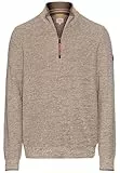 camel active Herren Pullover aus einem Baumwollmix Braun, Menswear-L