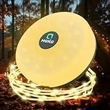 MoKo Camping Lichterkette Aufrollbar, 3-in-1 Tragbare Wiederaufladbare LED Lichterkette mit 8 Beleuchtungsmodi, wasserdichte Campinglampe Taschenlampe für Zelt Camping Hof Dekoration (10M)