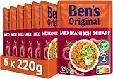 BEN'S ORIGINAL™ Express Reis Mexikanisch Scharf 6 x 220g