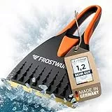 FROSTWUNDER [Das Original - Eiskratzer Messingklinge [Made in Germany] - 100% recycelter Eiskratzer Auto Messingklinge - Langlebiger Auto Eiskratzer - Messing Eiskratzer - Scheibenkratzer Auto Stabil