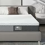 BedStory Matratze 90x200CM, Höhe 18CM, 7-Zonen-Memoryschaum-Matratze, Mittlere Härte mit Unterstützung, Linderung von Rückenschmerzen, Anti-Allergie, Abnehmbarer Stoffbezug Matratze (90x200x18cm)