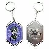 SAKAMI - Black Butler - Ciel Motive A - Metall-Keychain, Schlüsselanhänger - 12 cm