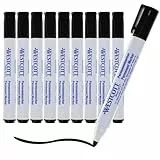 Westcott Permanent Marker 10 Stück Schwarz | 10er Vorteilspack wasserfeste Marker Stifte | 1,5-3,0 mm Rundspitze | Nachfüllbar, lichtbeständig, schnell trocknend, wischfest | E-713005 00