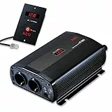 AEG Automotive 97116 Spannungswandler ST 800 Watt, 12 Volt auf 230 Volt, Fernsteuerungsmodul und Batteriewächterfunktion