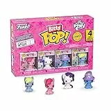Funko Bitty POP! 4 Pack: My Little Pony - Pinkie Pie, Rarity, Trixie, Mystery Mini Figure - 1 in 6 Chance of Receiving the Rare Chase Variant - Styles May Vary - 0,9 Zoll (2,2 cm) Sammelbar