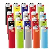 25 BIC Maxi J26 Feuerzeuge mit Kindersicherung farbig sortiert