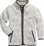 Playshoes Fleece-Jacke Unisex Kinder Outdoor-Oberteil, grau Strickfleece, 86
