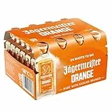 Jägermeister ORANGE – 24 x 0,02l Premium Kräuterlikör Shots 33% Vol. – Fruchtig-frisch mit Citrusöl-Extrakt aus sonnengereiften sizilianischen Orangen – 56 erlesene Kräuter