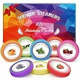 Linkax Kleine Geschenke für Adventskalender Füllung 2025, Kleinigkeiten Weihnachtsgeschenke für Frauen, 8 Stück Shower Steamers Aromatherapie Entspannung Geschenke für Frauen, Nikolaus Wichtelgeschenk