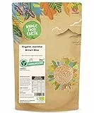 Wholefood Earth Organic Jasmine Brown Rice 3kg Raw | GMO Free | Vegan | Source of Fibre | Certified Organic