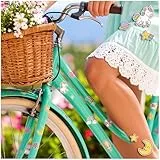 Finest Folia Fahrradaufkleber Set für Fahrrad Kinderfahrräder Laufrad Aufkleber Lastenfahrrad Sticker für Kinder Mädchen Jungen Fahrraddekoration wetterfest wasserfest R231 (11 Einhorn)