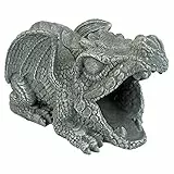 Design Toscano Darian, der Drache, Regenrohrauslass