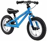 BIKESTAR Mountain Kinderlaufrad Lauflernrad Kinderrad für Jungen und Mädchen ab 3-4 Jahre | 12 Zoll Kinder Laufrad Mountainbike | Blau | Risikofrei Testen