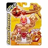BANDAI CO42793 Heroes von GOO JIT Zu Actionfigur, entdecken Sie die neuen Smash Strikers Blazagon-Figur, Knetmasse und Dehnung, Mehrfarbig