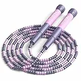 Springseil Kinder,Verhedderungsfrei,Skipping Seil Für Jungen Und Mädchen, 2.8M Schnell Verstellbare Fitness Jump Rope Für Anfänger Und Studenten(Rosa)