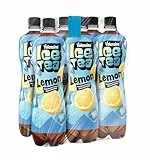 Valensina IceTea Lemon, 6 x 1l, Eistee Zitrone, Einweg