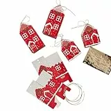 Ginger Ray RED-557 Adventskalender Boxen, rot