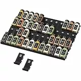 Lifewit Gewürzregal Schublade 48 Stück, Verstellbarer Gewürz Organizer für Alle Schubladen, Kombinierbarer Gewürz Schubladeneinsatz Küche, Gewürzeinsatz Schublade, Spice rack für Gewürze Schwarz