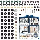 Dremel 723 EZ SpeedClic (100-teiliges Mehrzweck Zubehörset für Multifunktionswerkzeuge mit 100x Zubehör, Spannzangenschlüssel und Aufbewahrungsbox)