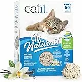 Catit Go Natural, Klumpendes Katzenstreu aus Erbsenhülsen, Vanilleduft, 6,4kg