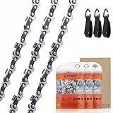 SAVIOR 3 Stück Sägeketten 3/8'LP 1,3 mm 52 TG für 35 cm Schiene, Rückschlagsarme Ketten Kompatibel für Husqvarna, Einhell, Dolmar, Makita, Oregon und mehr