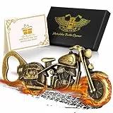 LKKCHER Weihnachtsgeschenke für Männer, Ausgefallene Motorrad Bier Flaschenöffner Geschenke für Männer, Einzigartiges Vatertagsgeschenk Geburtstagsgeschenk für Männer,Papa, Ehemann, Freund, Opa
