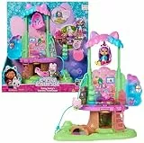 Gabby‘s Dollhouse, Kitty Fees Garten Spielset, verwandelbares Baumhaus mit Lichtern, Gabby & Katzen Figur, 3 Möbelstücken, 1 Überraschungsbox & 5 Zubehörteilen, geeignet für Kinder ab 3 Jahren