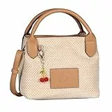TOM TAILOR Denim Lucien Damen Umhängetasche Crossbody Bag Mittelgroß Beige