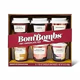 Thoughtfully Heiße Schokolade Geschenkset – Kakao Probierset mit 6 Sorten – Trinkschokolade Geschenkbox (6 x 28 g)