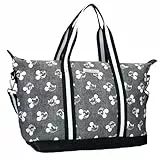 Mickey Mouse Shop Till You Drop | Shopper | Mit einem Bild Ihres Lieblingshelden! | Für die junge Hilfe beim Einkaufen | Red Grau -Einheitsgröße