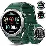 Militär Smartwatch Herren Damen, 1.39''HD Display Fitnessuhr für Outdoor, Herzfrequenz, Schlafmonitor, 110+ Sportmodi , IP68 Wasserdicht Sportuhr, 30 Tage Akkulaufzeit, Schrittzähler für Android iOS