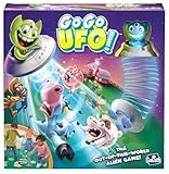 Goliath Go Go UFO, Gesellschaftsspiele ab 6 Jahren, Familienspiel für 2 bis 6 Personen, Interaktives Geschicklichkeitsspiel mit Bewegung und Spaß, DASS die Feinmotorik Fördert