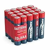 ANSMANN Alkaline Batterie RED, Micro AAA, 20er Blister