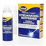 Scholl Freeze Away Stielwarzen-Entferner-Set, entfernt Hautanhängsel in 1 Behandlung, Stielwarzenentfernung an Hals Brust Achsel Achselhöhle Rücken und Leisten klinisch nachgewiesen, 12 Behandlungen