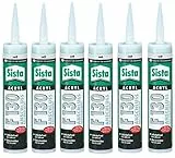 6er Pack: Henkel Sista Acryl-Fugendichter F130, 300ml Kartusche